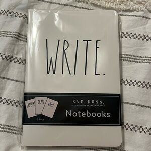 RAE DUNN Set of Three Note Books